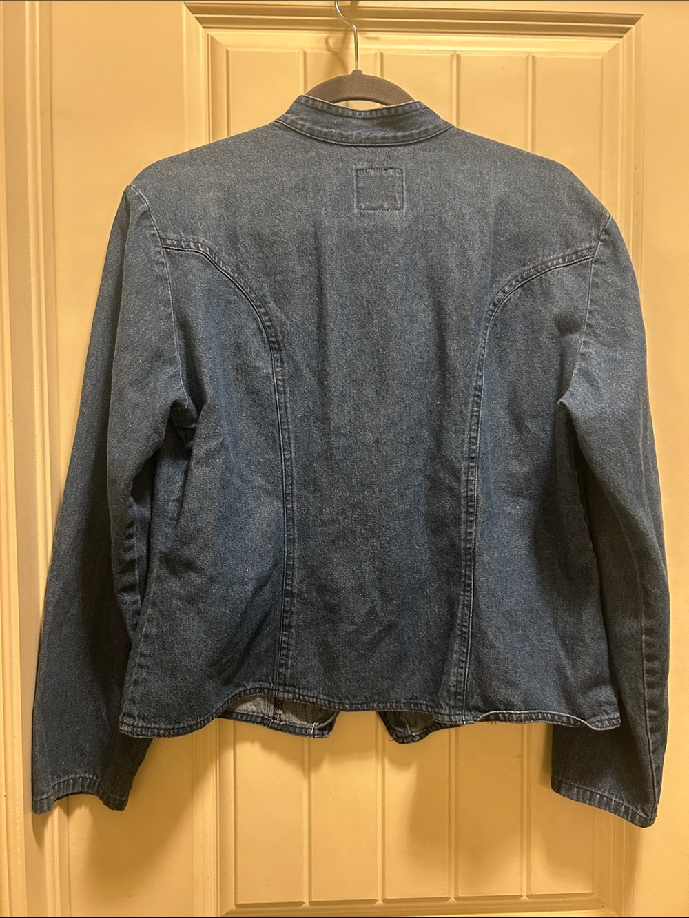Vintage Denim silvered Button-Up Jacket - Picture 4 of 4